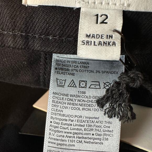 Banana Republic The Weekender Straight Leg Pant Black 12 713476 - Picture 6 of 14